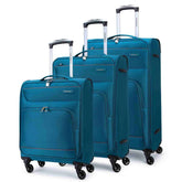 Juego maletas Oslo verde frontal